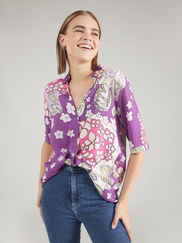 Key Largo - Blusa 'MILEY' em roxo: frente