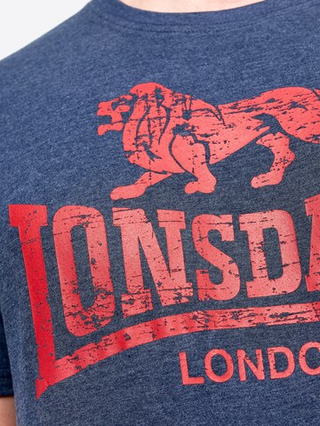 mėlyna LONSDALE Marškinėliai