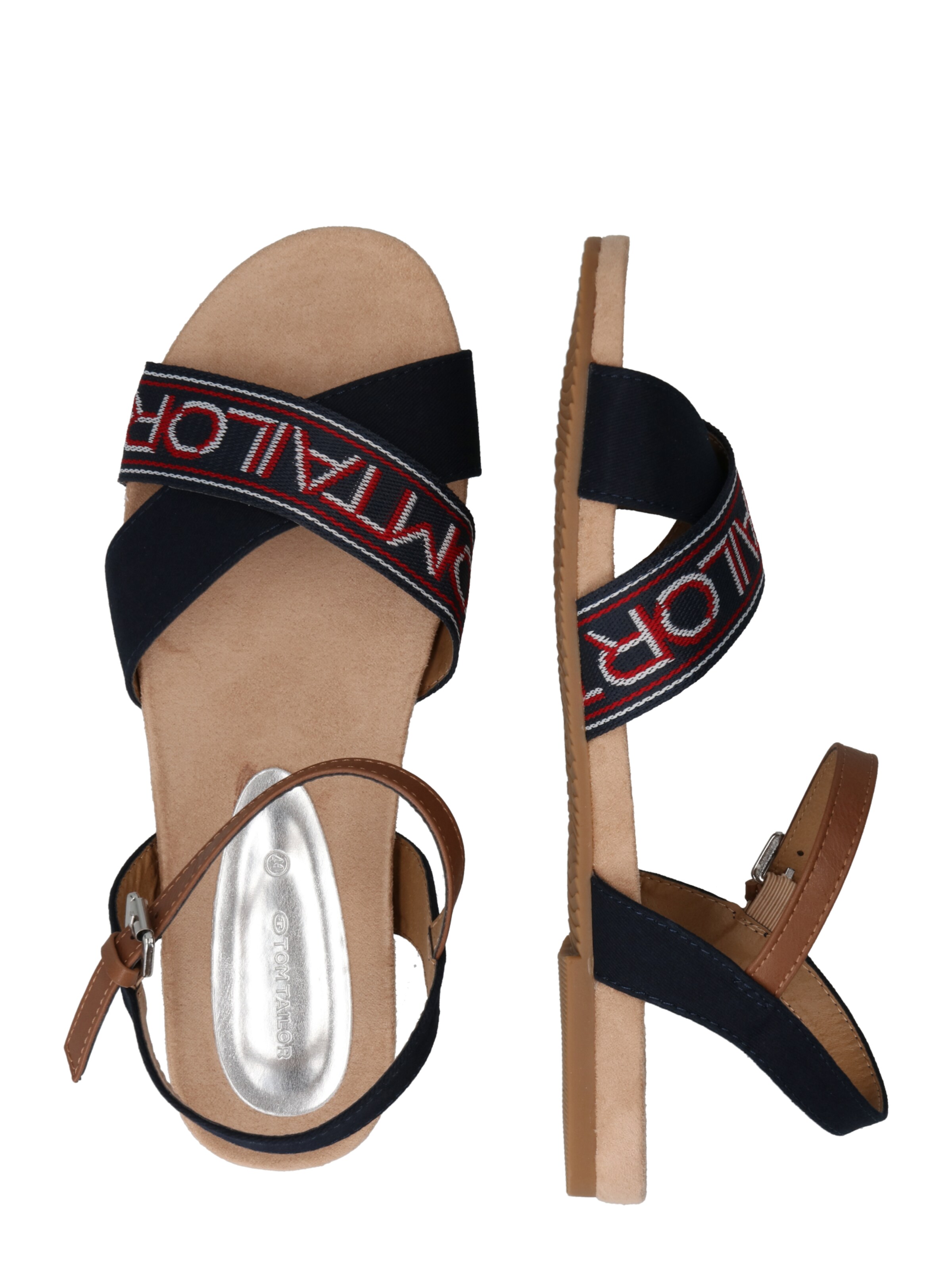 TOM TAILOR Sandals in Blue