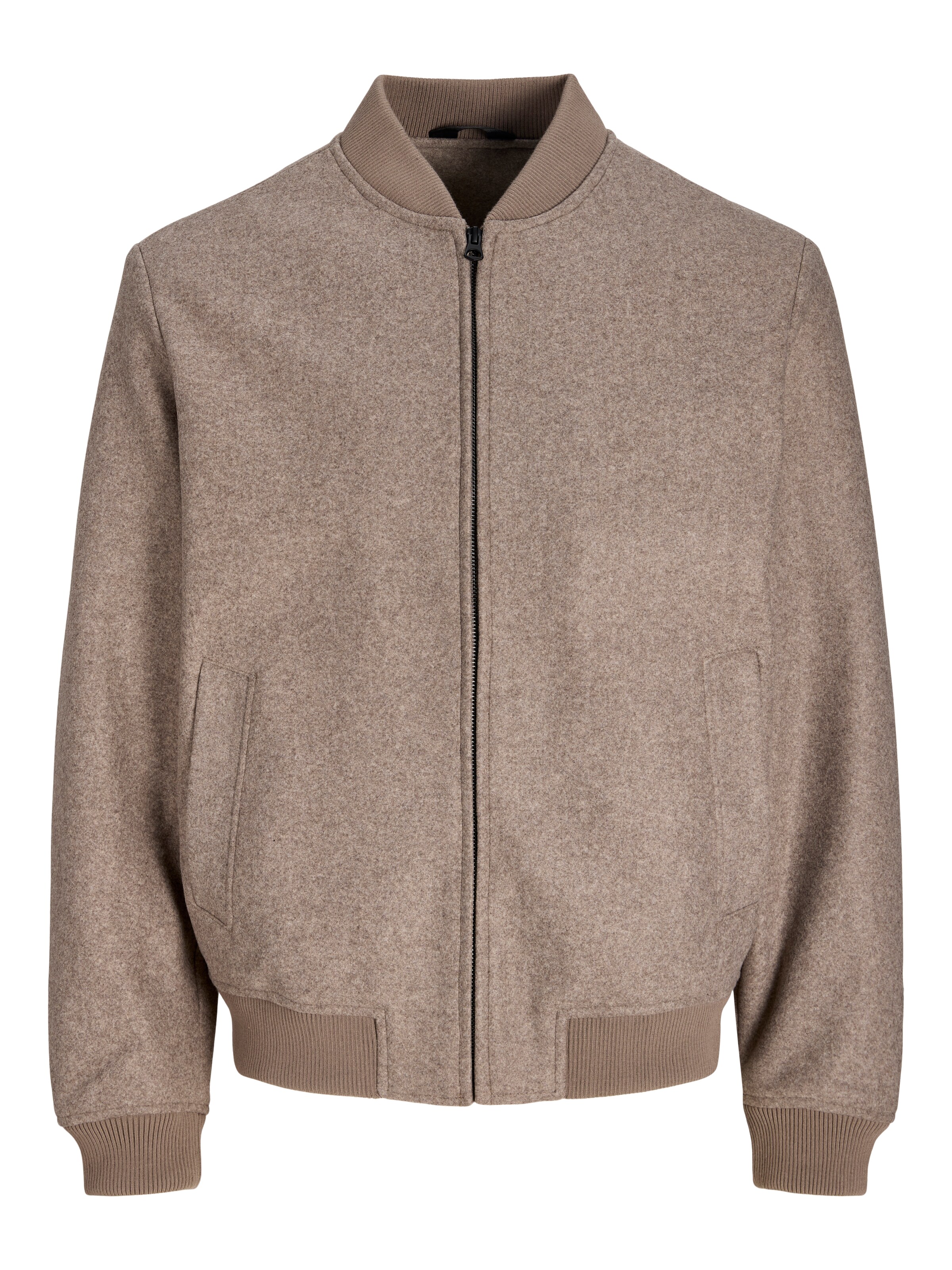 JACK & JONES Veste mi-saison 'JJEJAMES' en S en greige, Vue avec produit
