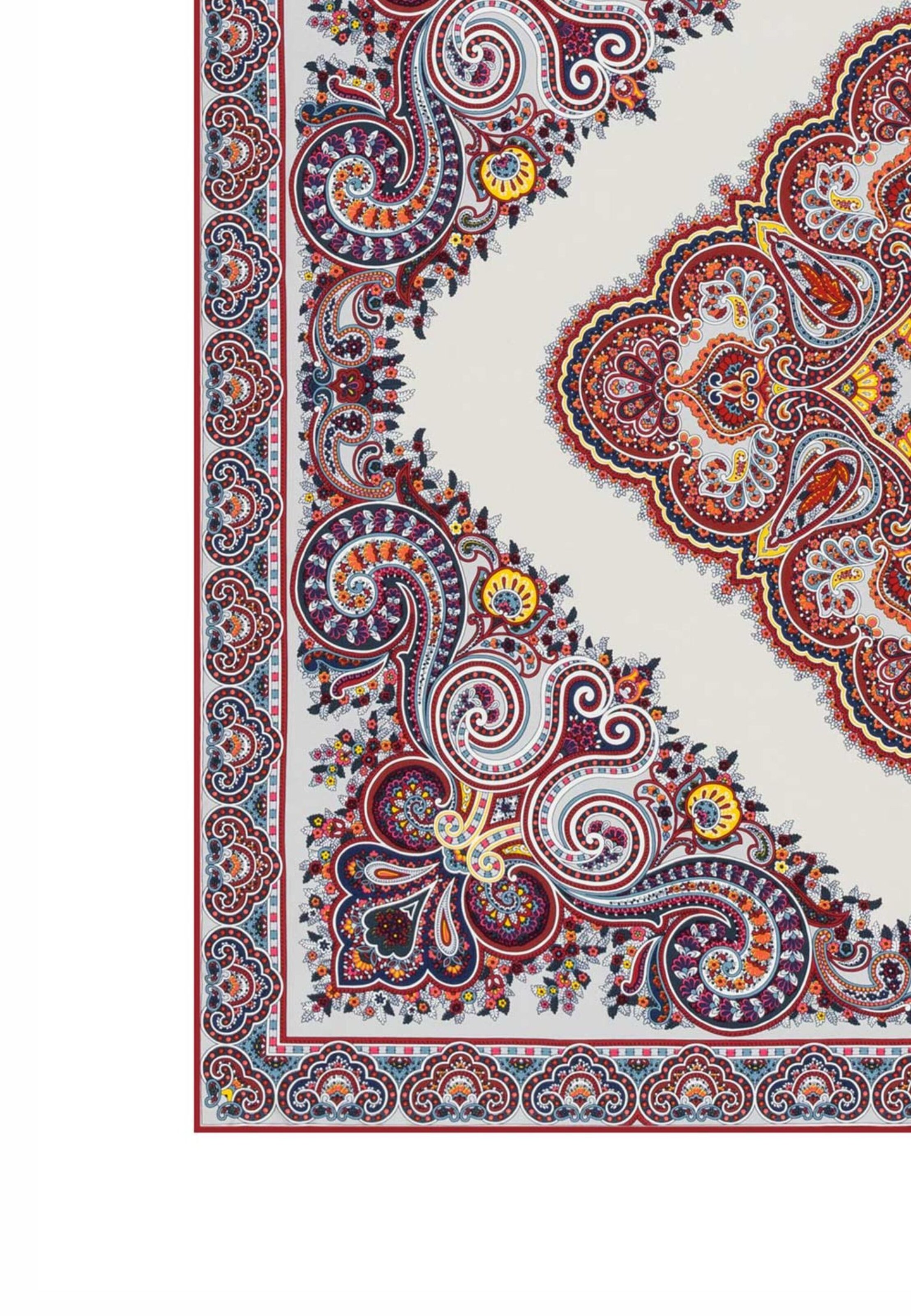 Foulard 'SQUARE GARDEN PAISLEY' di Roeckl in lilla