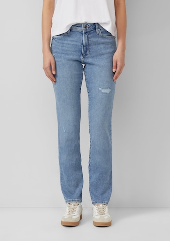 s.Oliver Slimfit Jeans-Hose ' BETSY ' in Blau: Vorderseite