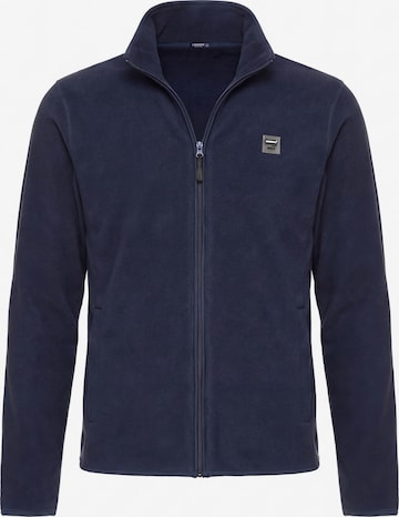 Carrera Jeans Fleece jacket 'Central Zip' in Blue: front