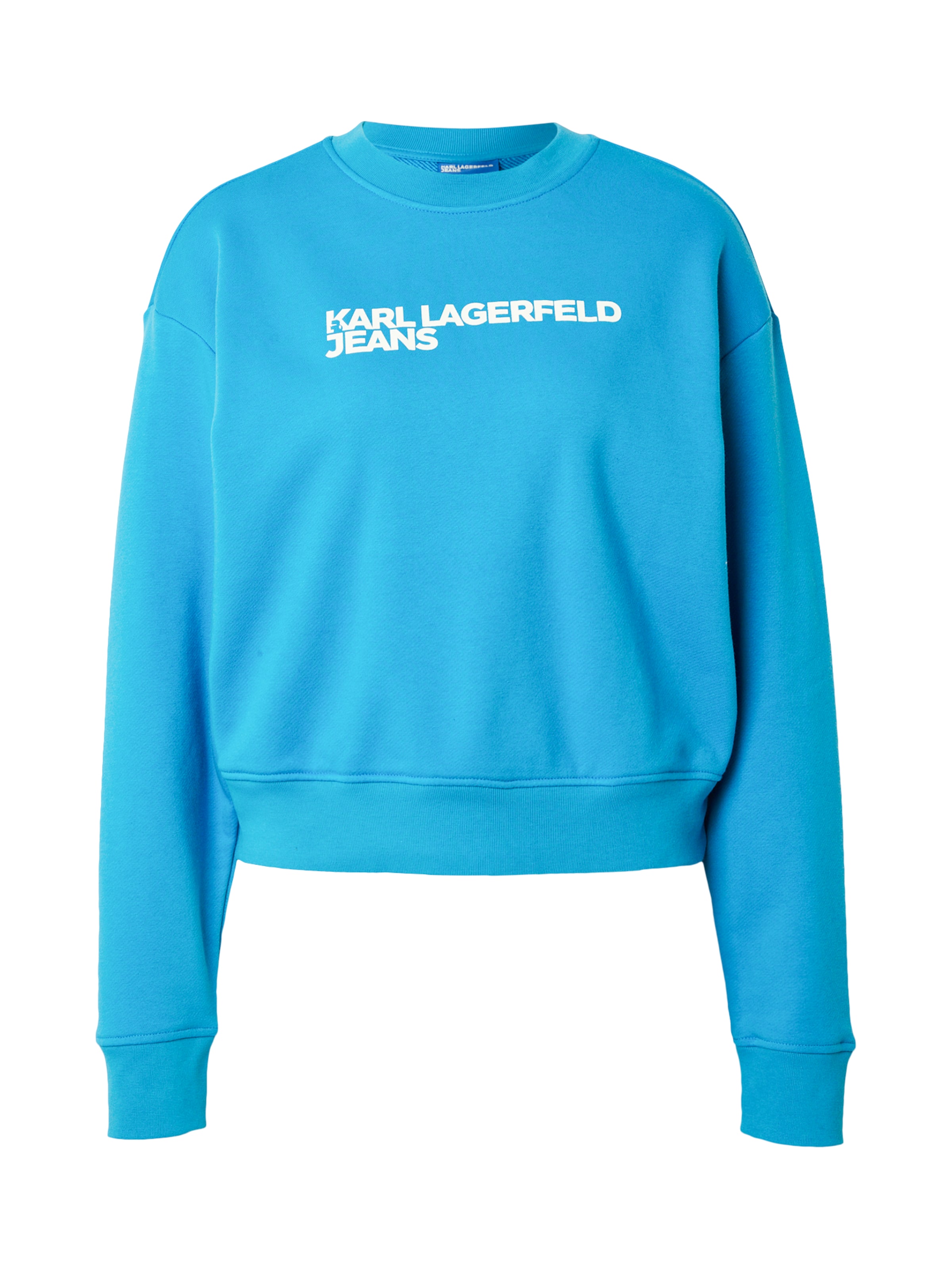 Felpa 'ESSENTIAL' di KARL LAGERFELD JEANS in blu: frontale