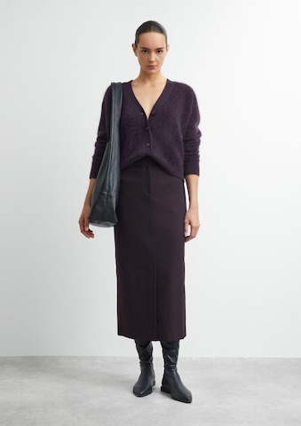 COMMA Skirt in Purple: front