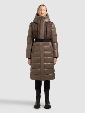Cappotto invernale ' MAUDE ' di khujo in marrone: frontale