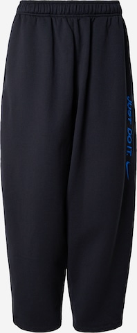 Nike Sportswear Tapered Housut 'CLUB' värissä musta: etupuoli