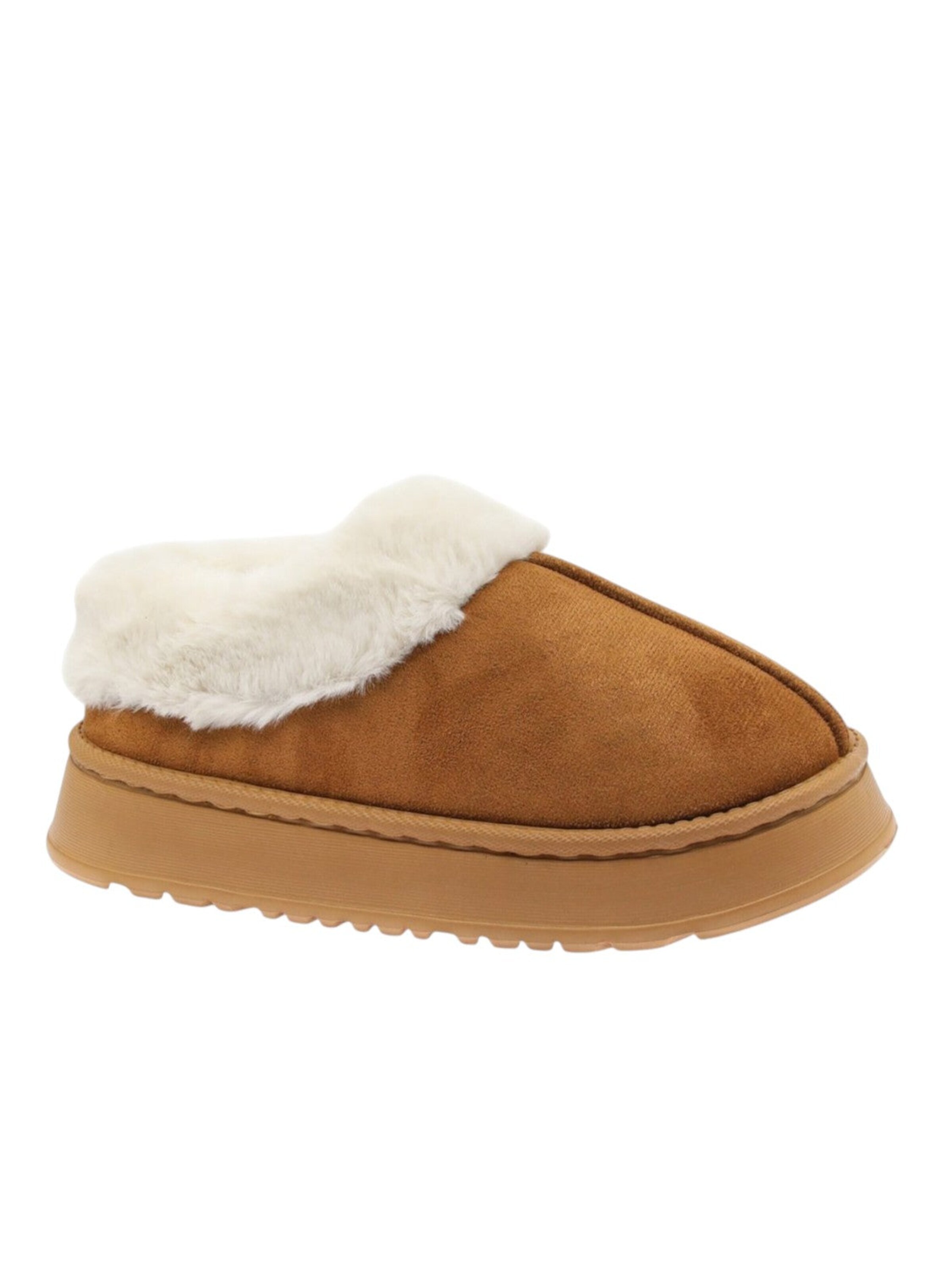 Beppi Slipper 'Indoor Shoe' in Beige: front