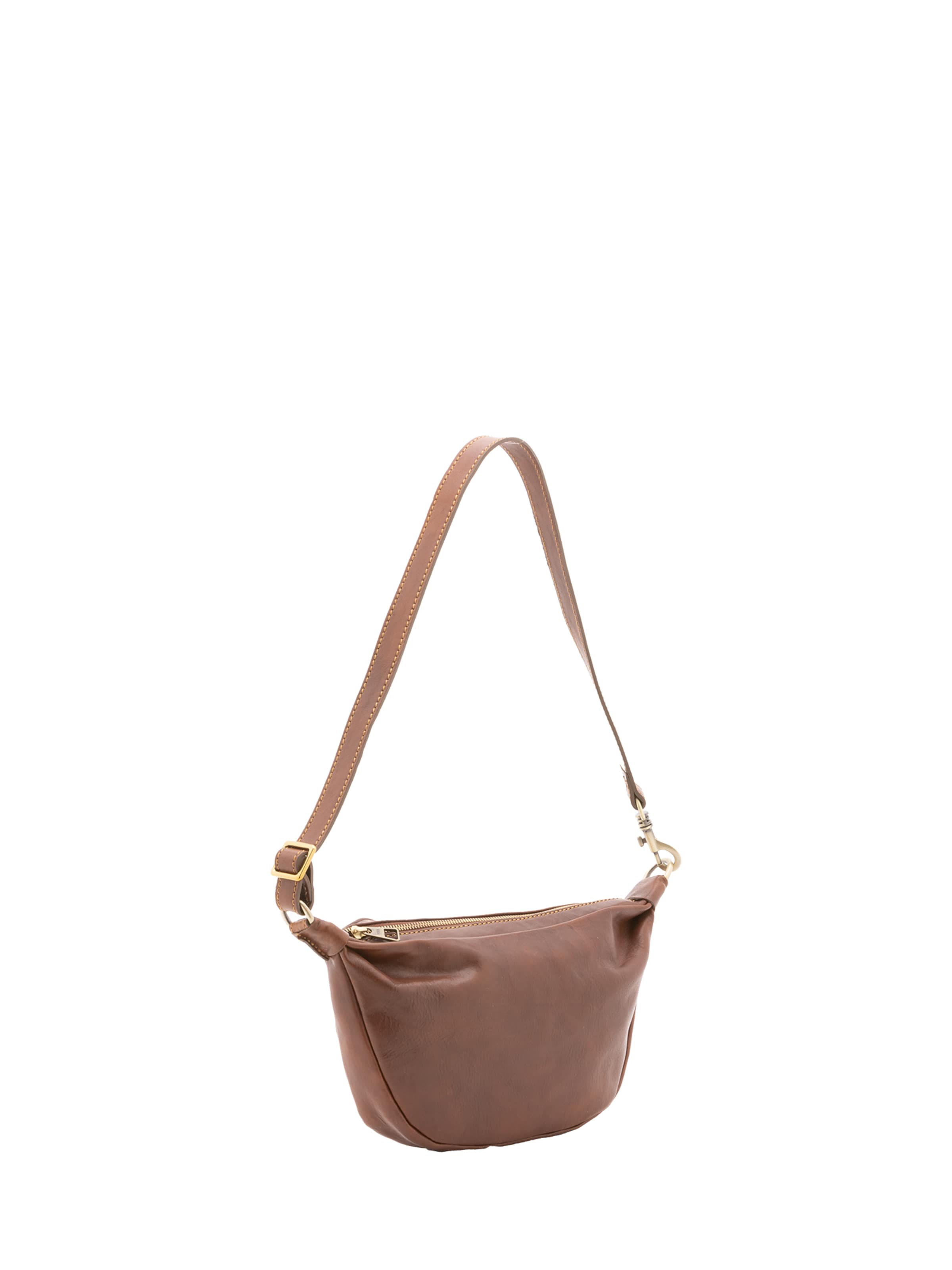 Viola Castellani Shoulder Bag in Brown: front