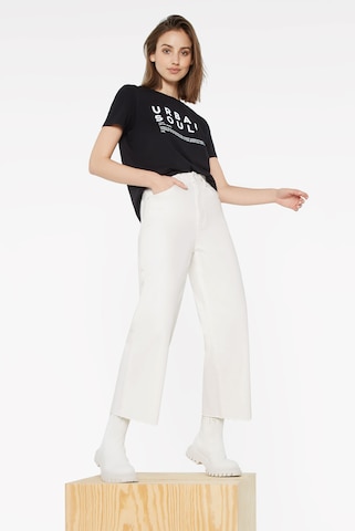 Harlem Soul Wide leg Jeans in White