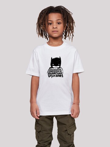 F4NT4STIC Shirt 'DC Comics Batman Always Be Yourself' in Weiß: predná strana