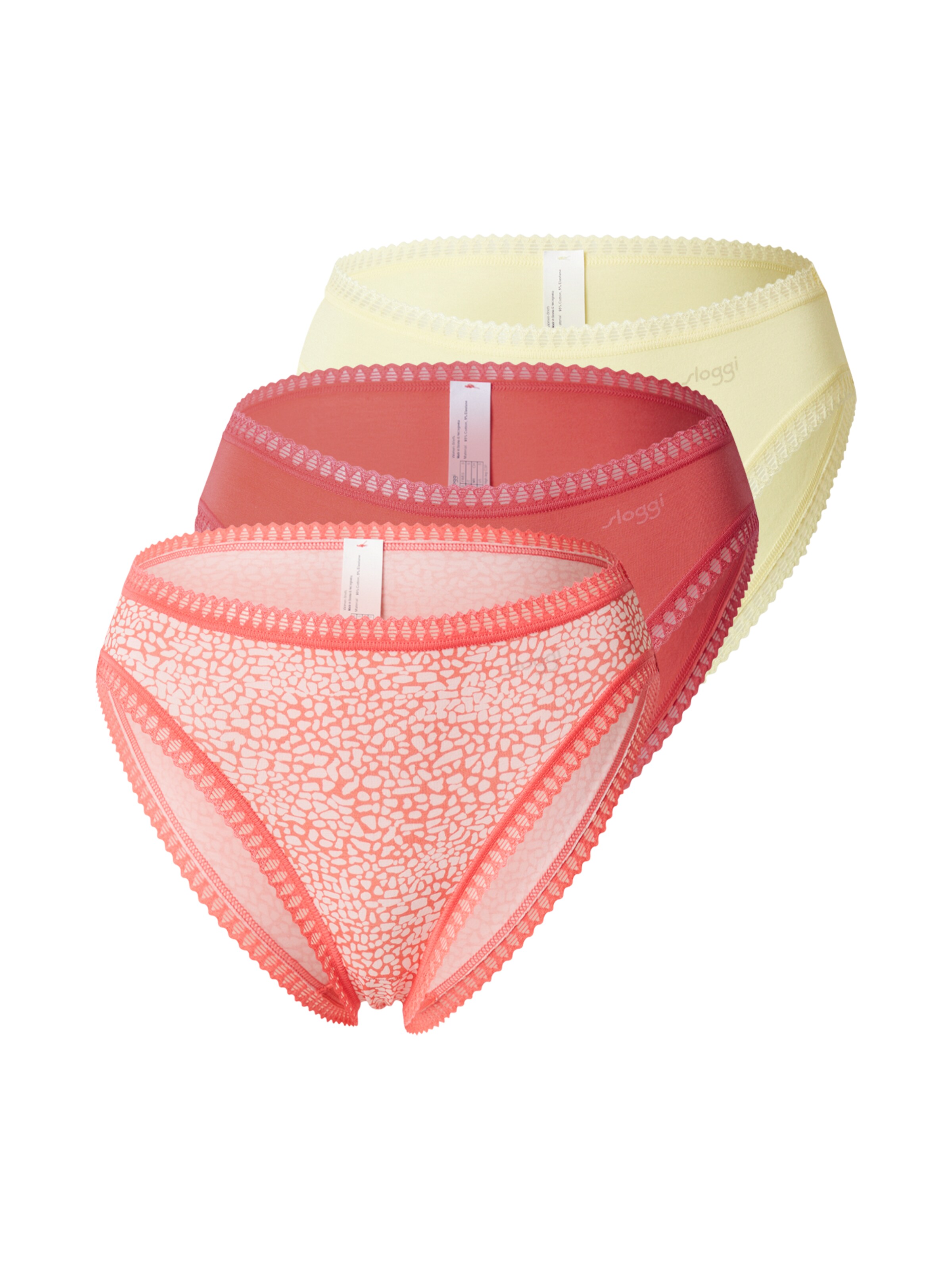 SLOGGI Σλιπ 'GO Crush' σε κίτρινο: μπροστά