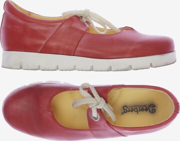 Deerberg Flats & Loafers in 42 in Red: front
