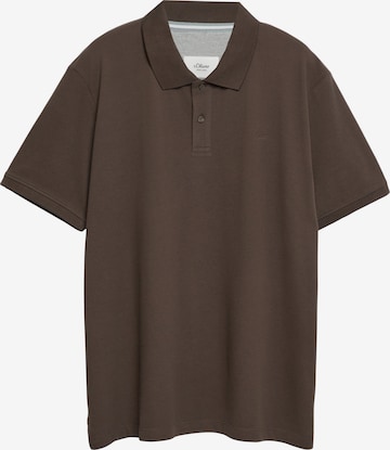 s.Oliver Poloshirt in Braun: Vorderseite