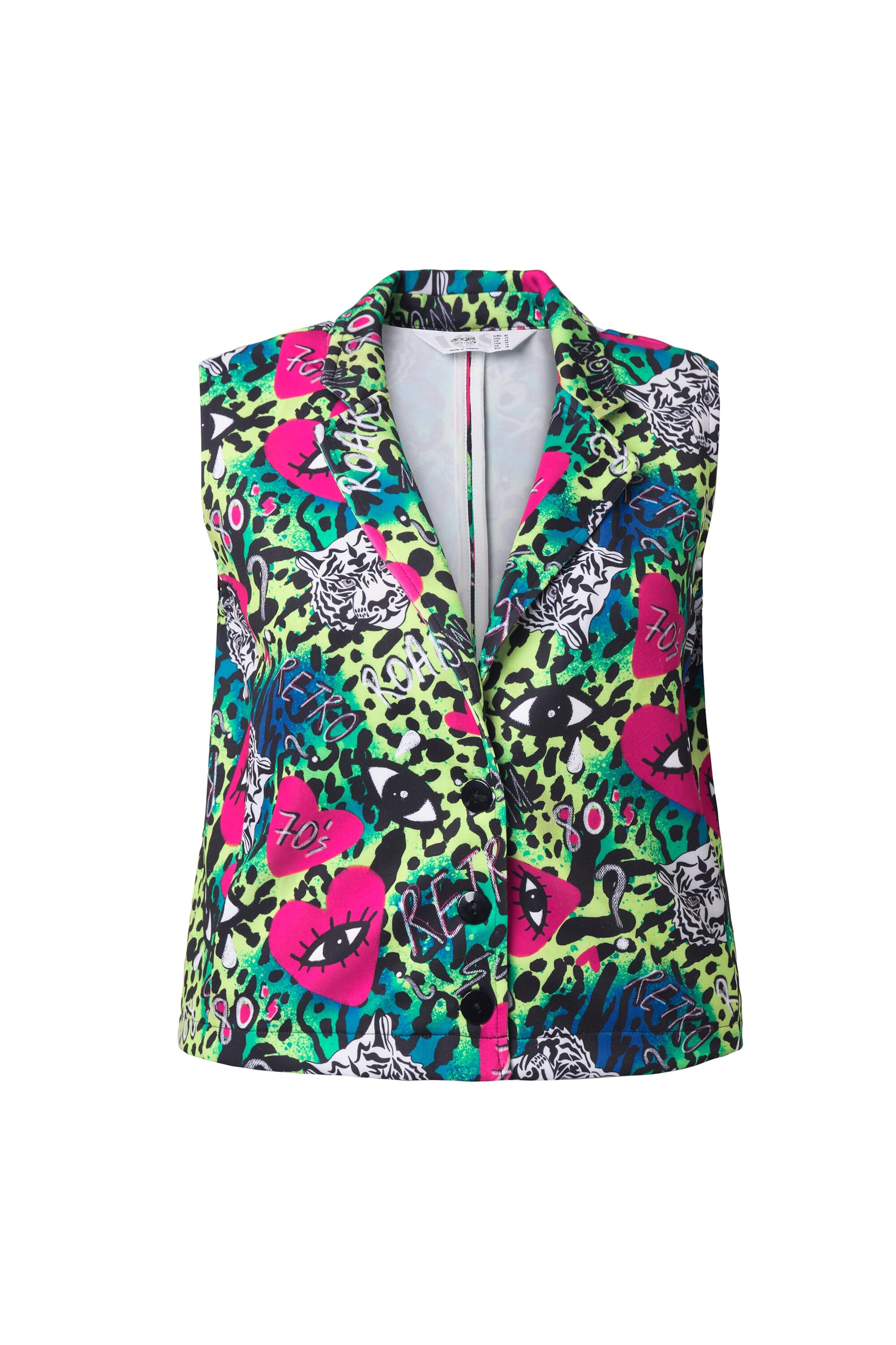 Angel of Style Vest in Mixed colours: front