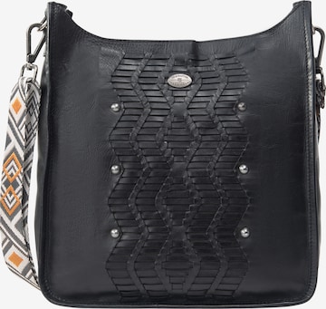 DreiMaster Vintage - Bolso de hombro en negro: frente