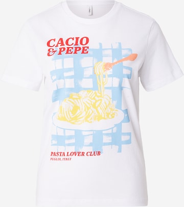 ONLY Shirt 'ONLKATE' in Wit: voorkant