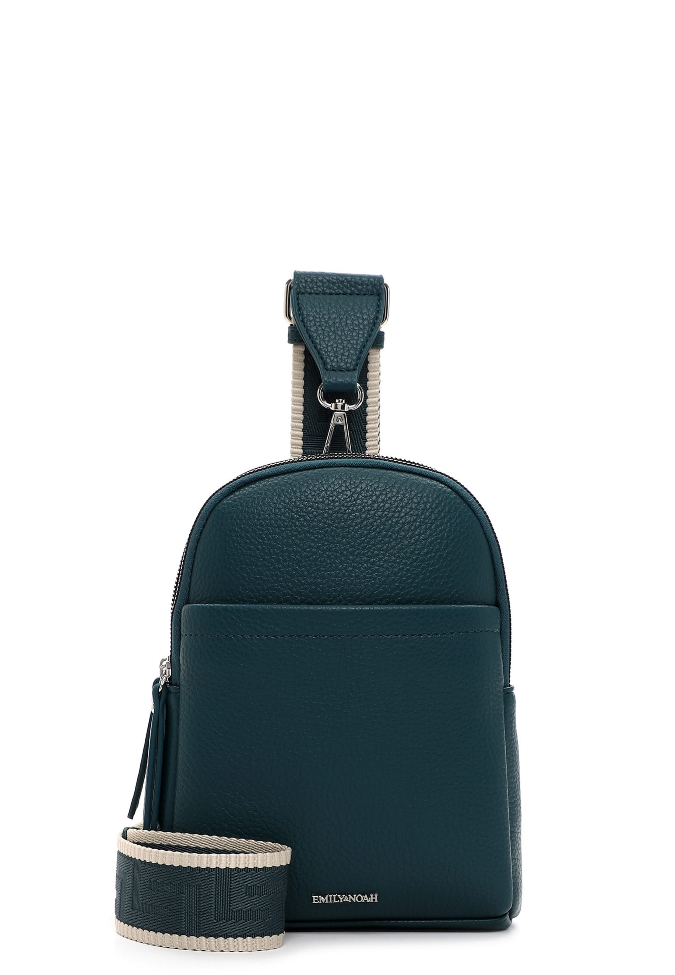Emily & Noah Umhängetasche 'Elena' in Grün: Vorderseite