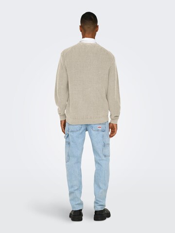 pilka Only & Sons Megztinis 'ONSROSU'