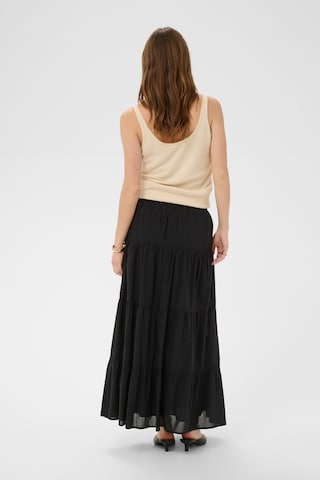 SOAKED IN LUXURY Rok 'Runa' in Zwart