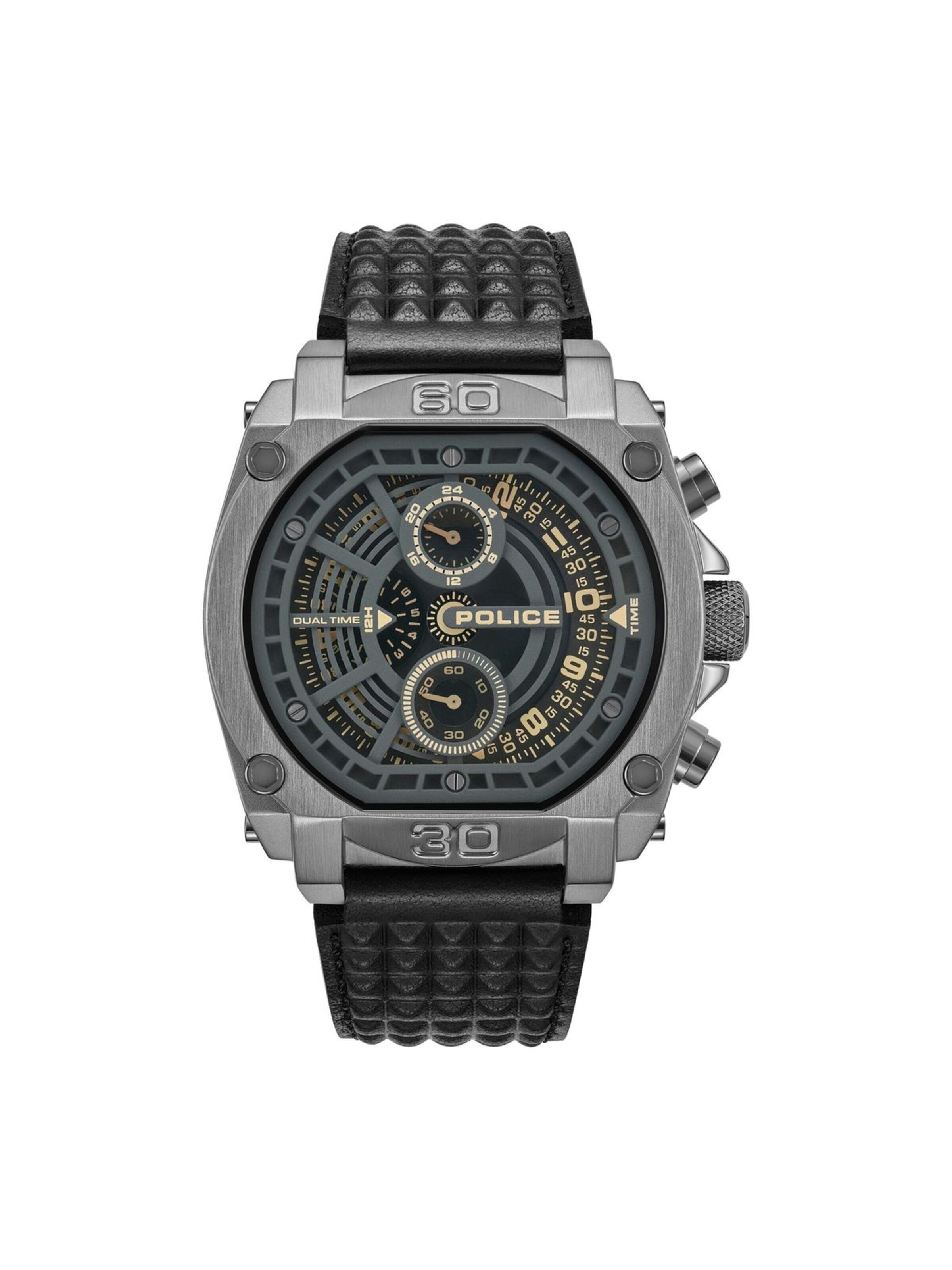 POLICE Analoog horloge in Grijs: voorkant