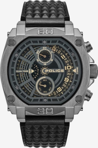 POLICE Analoog horloge in Grijs: voorkant