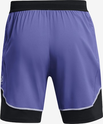 UNDER ARMOUR Regular Workout Pants 'Challenger Pro Training' in Purple