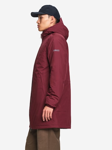 AIGLE Übergangsparka 'RAINPACK WARM 90' in Rot: Seite