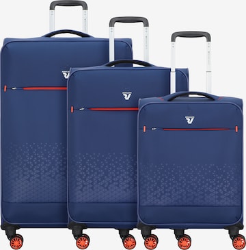 Roncato Suitcase Set in Blue: front