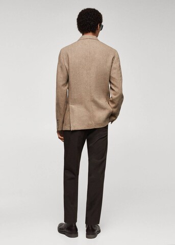 MANGO MAN Regular fit Suit Jacket 'Molina' in Beige