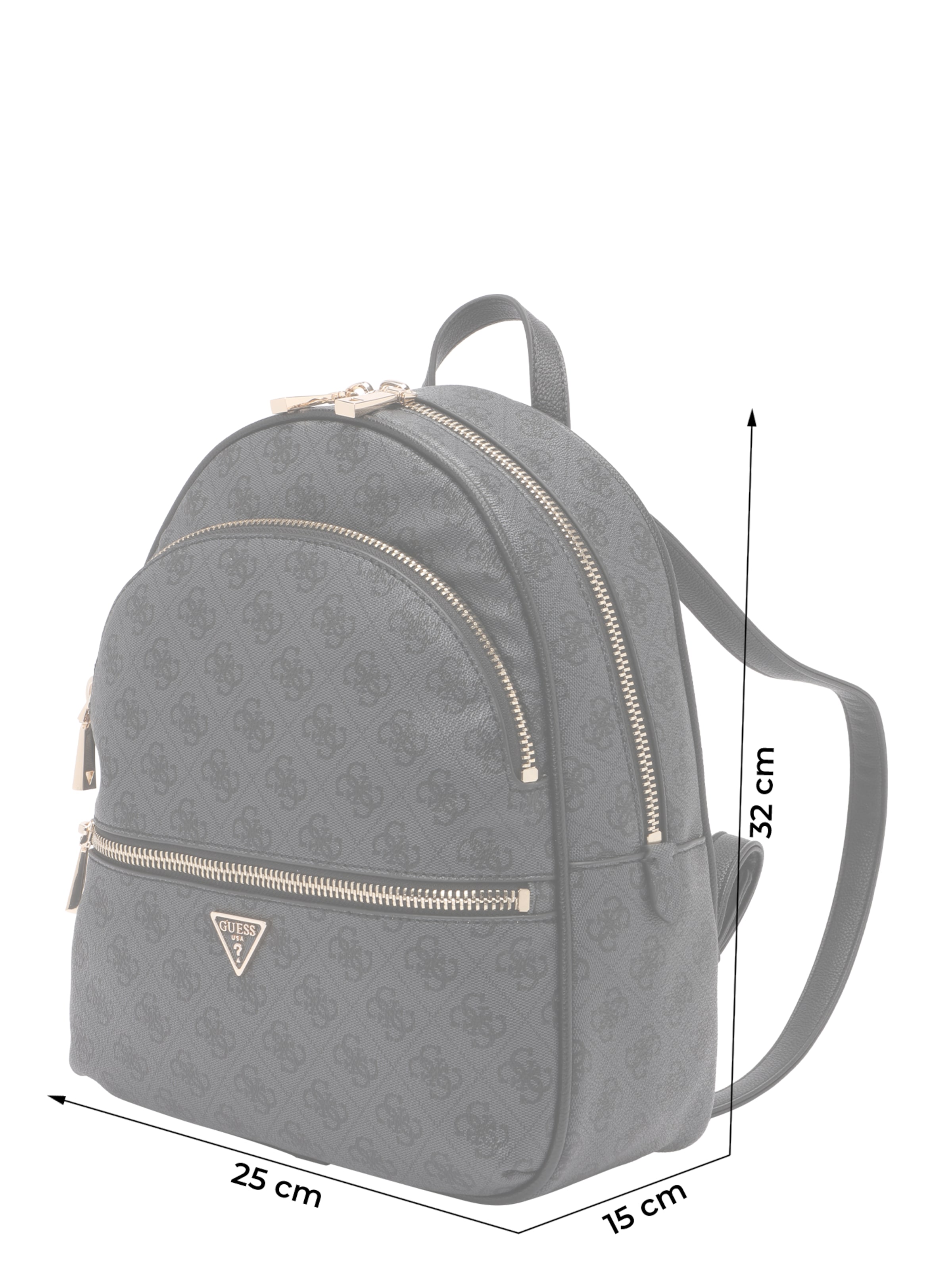 Rucsac 'MANHATTAN II LARGE BACKPACK' de la GUESS pe gri