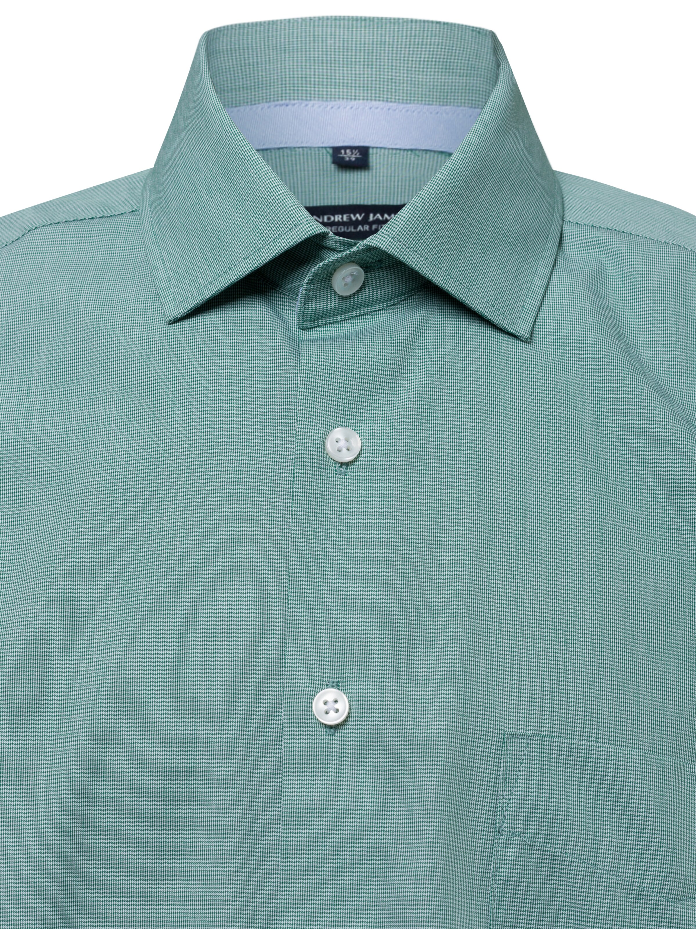 Andrew James Regular Fit Hemd in Grün