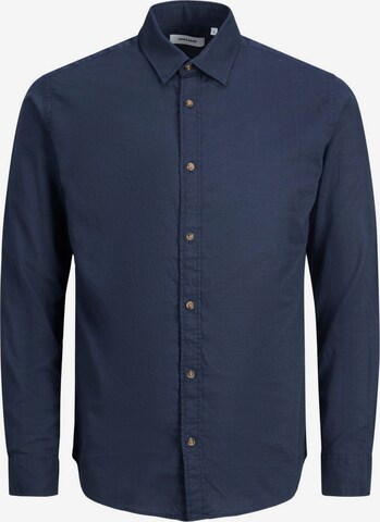 Jack & Jones Plus - Slim Fit Camisa em azul: frente