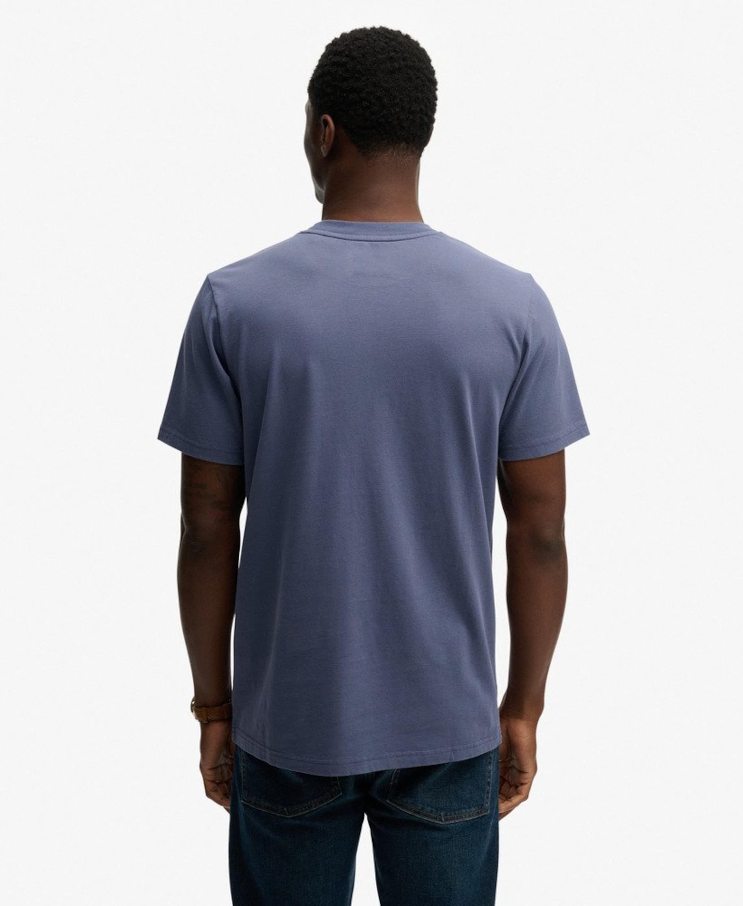 Superdry & Co Shirt 'Outdoors Mountain' in Blauw