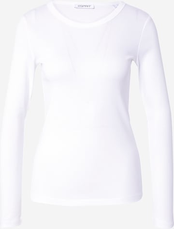 T-shirt 'Ayn' ESPRIT en blanc : devant