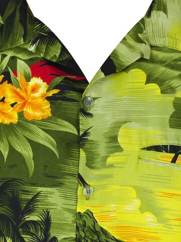 King Kameha Shirt 'Surf' in Grün