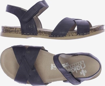 Rieker Sandalen 37 in Blau: predná strana