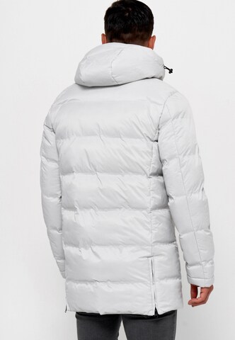Manteau d’hiver ' Parkkish ' INDICODE JEANS en blanc