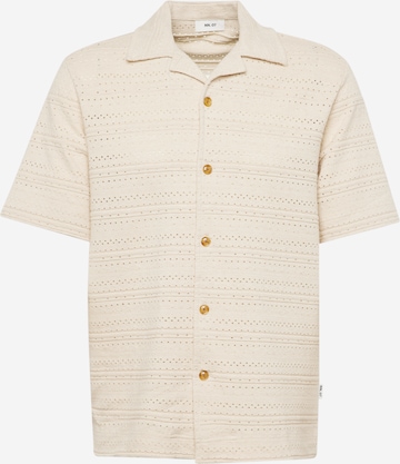 NN07 Regular Fit Skjorte 'Julio' i beige: forside
