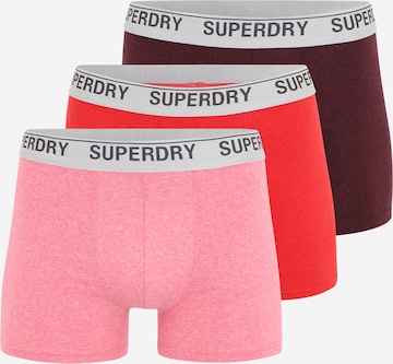 Superdry Шорты Боксеры в Ярко-розовый: спереди