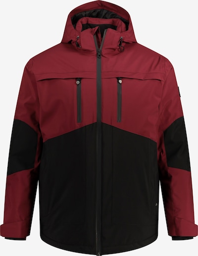 JAY-PI Sportjas in de kleur Karmijnrood / Zwart, Productweergave