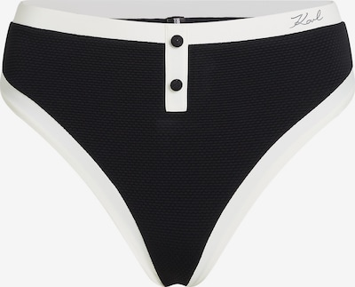 Karl Lagerfeld Bikini donji dio u crna / bijela, Pregled proizvoda