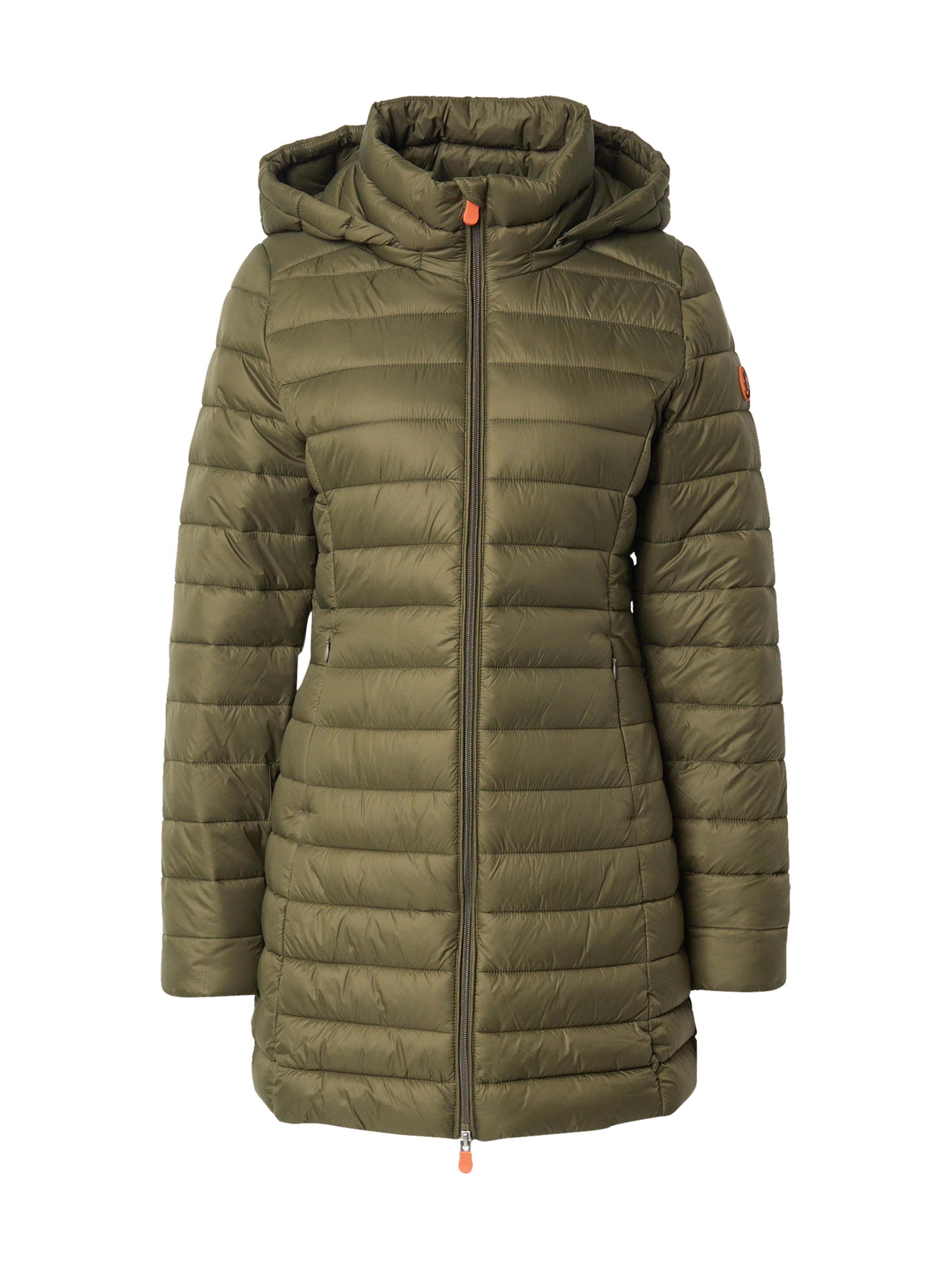Manteau mi-saison &#x27;CAROL&#x27; SAVE THE DUCK en vert : devant