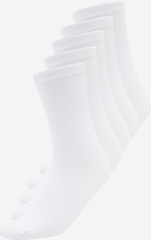 ABOUT YOU Κάλτσες 'Fee' σε λευκό: μπροστά