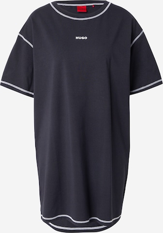 HUGOSpavaćica košulja 'NITE_NIGHTY' - crna boja: prednji dio