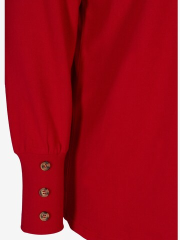 Zizzi Sweter 'Lucca' w kolorze czerwony