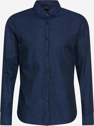 BOSS Casual Chemise 'Mabsoot' en bleu clair / bleu foncé, Vue avec produit