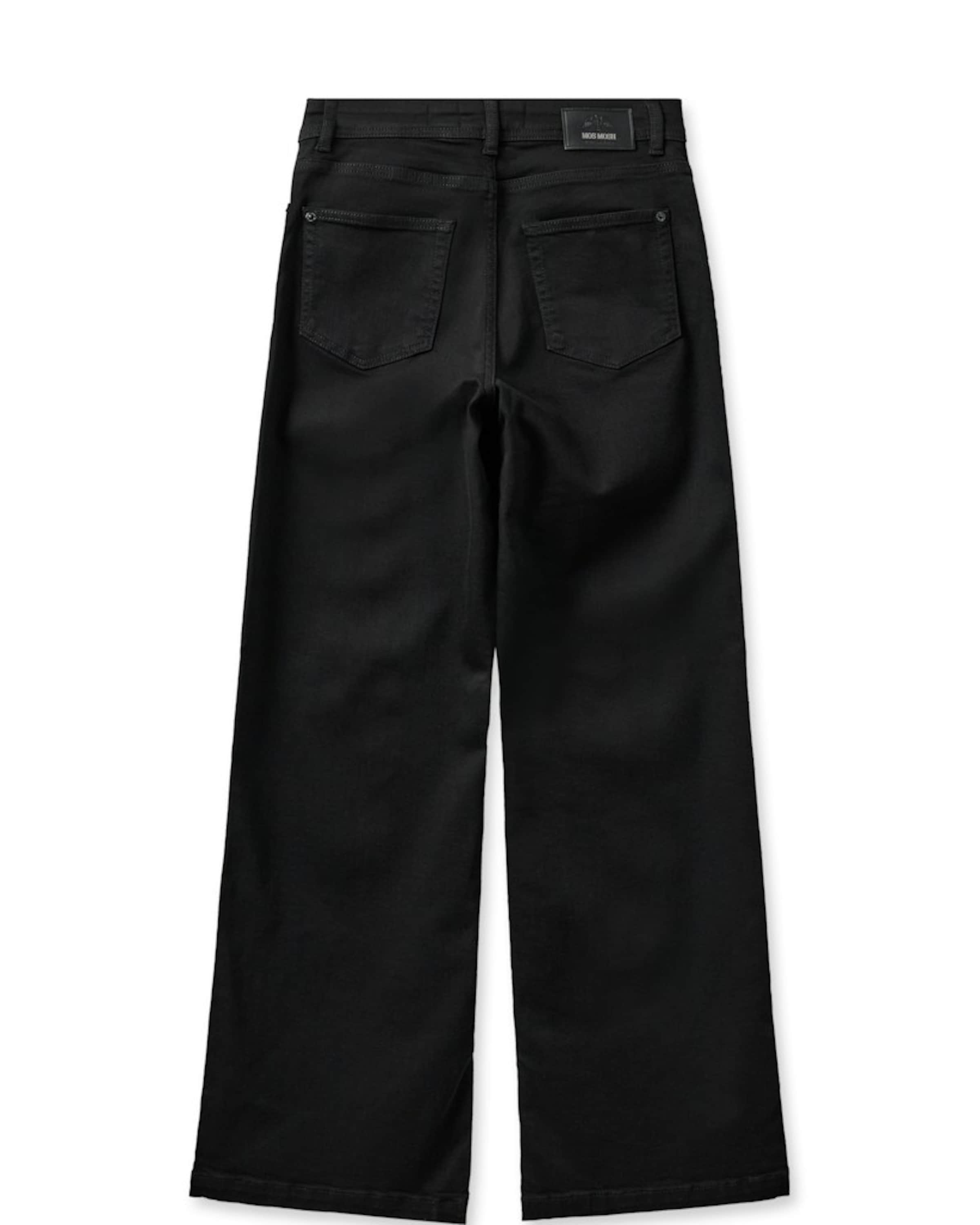 MOS MOSH Wide leg Jeans 'MMDara Deluxe' i svart