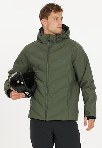 Whistler Athletic Jacket 'Freeride' in Green: front