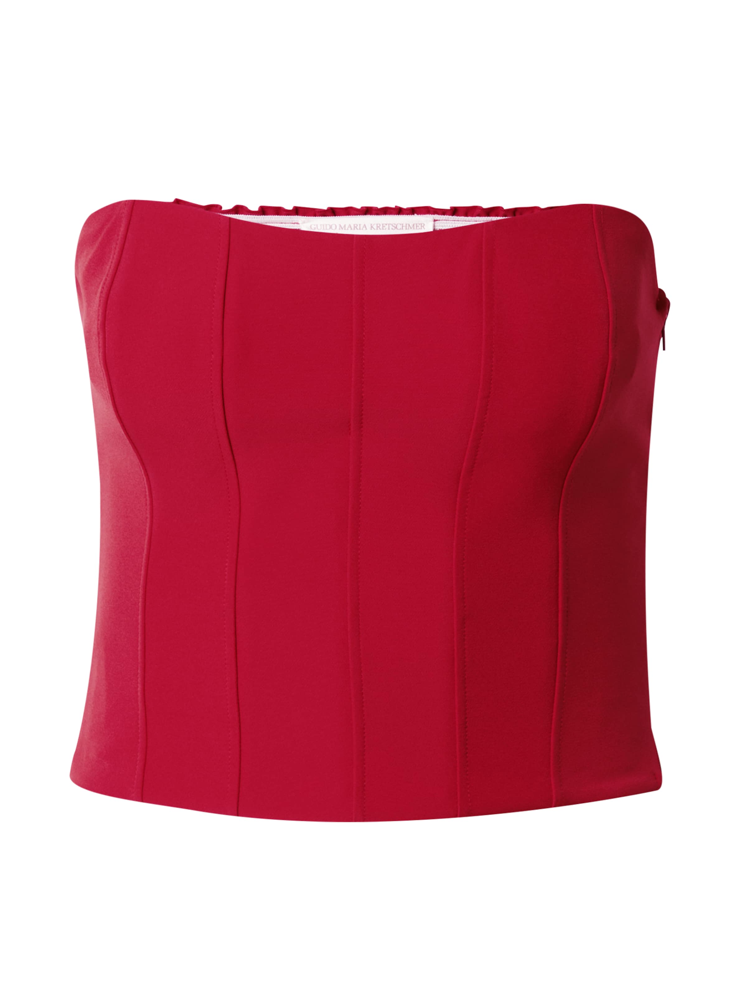 Guido Maria Kretschmer Women Top 'Thea' en rojo fuego, Vista del producto